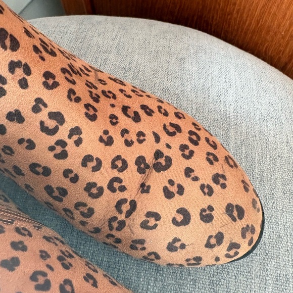 Cat & Jack Girls Leopard Print Booties – Size 3 - Picture 6 of 7